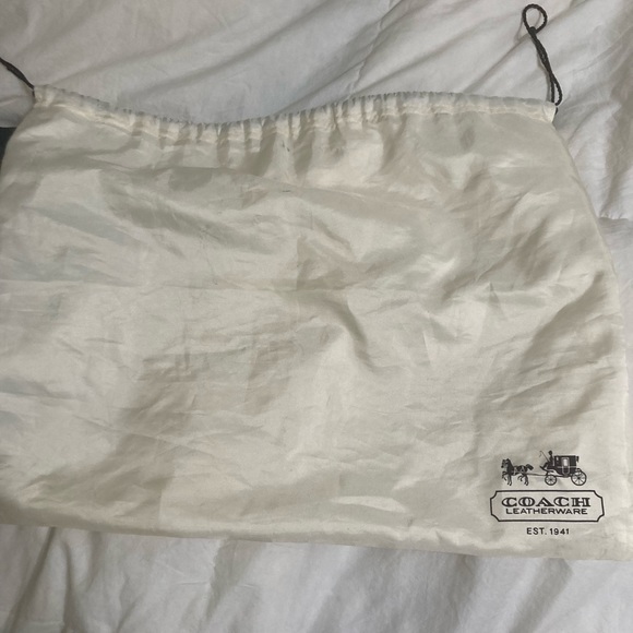 Coach Signature Kristin Chainlink Shoulder Hobo Bag Purse Tote 18295 Black - Picture 4 of 4